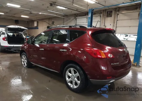 2009 Nissan Murano Sl from USA, damaged, VIN JN8AZ18W79W107277